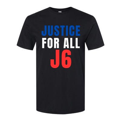 Justice For All J6, Red White And Blue, First Amendment, Freedom Softstyle CVC T-Shirt