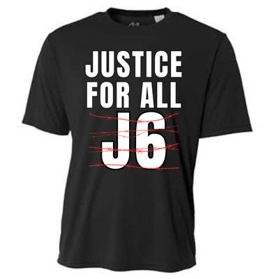 Justice For All J6, First Amendment, J6, Freedom Cooling Performance Crew T-Shirt