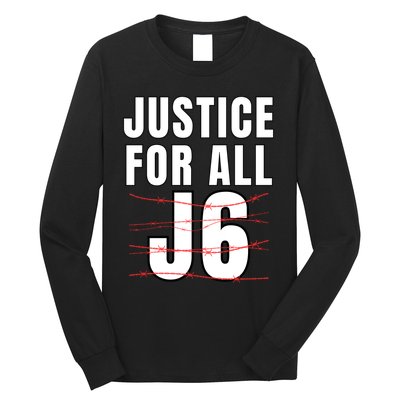 Justice For All J6, First Amendment, J6, Freedom Long Sleeve Shirt