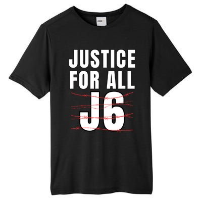 Justice For All J6, First Amendment, J6, Freedom Tall Fusion ChromaSoft Performance T-Shirt