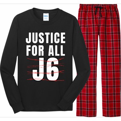 Justice For All J6, First Amendment, J6, Freedom Long Sleeve Pajama Set