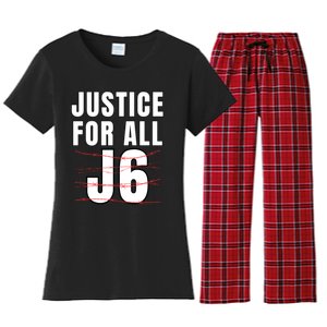 Justice For All J6, First Amendment, J6, Freedom Women's Flannel Pajama Set