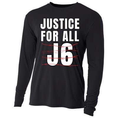 Justice For All J6, First Amendment, J6, Freedom Cooling Performance Long Sleeve Crew