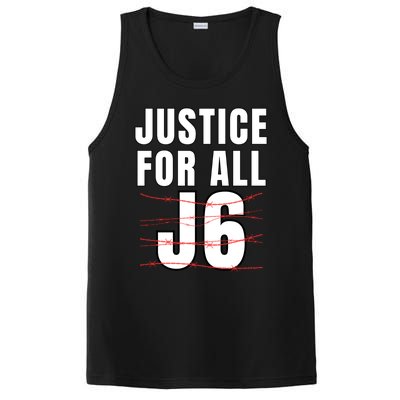 Justice For All J6, First Amendment, J6, Freedom PosiCharge Competitor Tank