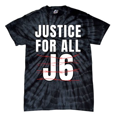 Justice For All J6, First Amendment, J6, Freedom Tie-Dye T-Shirt