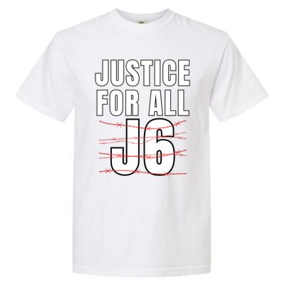 Justice For All J6, First Amendment, J6, Freedom Garment-Dyed Heavyweight T-Shirt