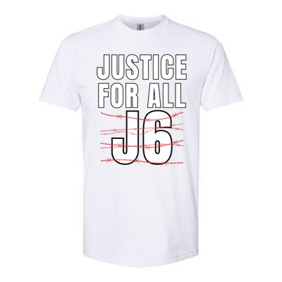 Justice For All J6, First Amendment, J6, Freedom Softstyle CVC T-Shirt