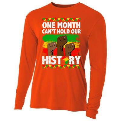 Juneteenth Fist African Black Lives Matter History Blm Funny Gift Cooling Performance Long Sleeve Crew