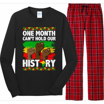 Juneteenth Fist African Black Lives Matter History Blm Funny Gift Long Sleeve Pajama Set