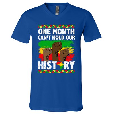 Juneteenth Fist African Black Lives Matter History Blm Funny Gift V-Neck T-Shirt