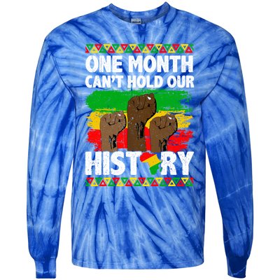 Juneteenth Fist African Black Lives Matter History Blm Funny Gift Tie-Dye Long Sleeve Shirt