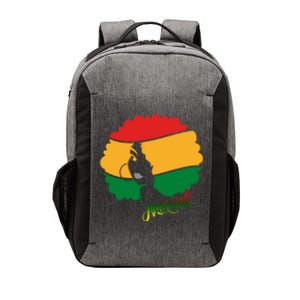 Juneteenth Female Afro African American Vector Backpack