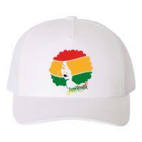 Juneteenth Female Afro African American Yupoong Adult 5-Panel Trucker Hat