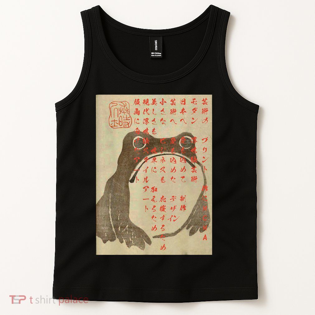 Japanese Frog Art Ukiyoe Print Tank Top