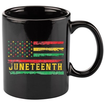 Juneteenth Flag African American Wo 11oz C Handle Ceramic Mug