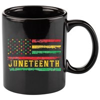 Juneteenth Flag African American Wo 11oz C Handle Ceramic Mug
