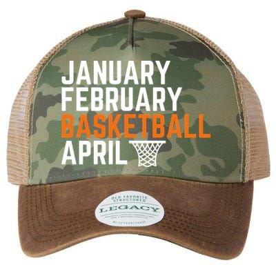 January February Basketball April Madness College Legacy Tie Dye Trucker Hat