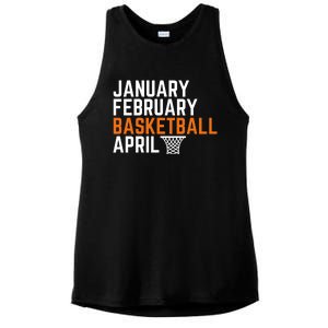 January February Basketball April Madness College Ladies PosiCharge Tri-Blend Wicking Tank