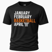 January February Basketball April Madness College Cooling Performance Crew T-Shirt