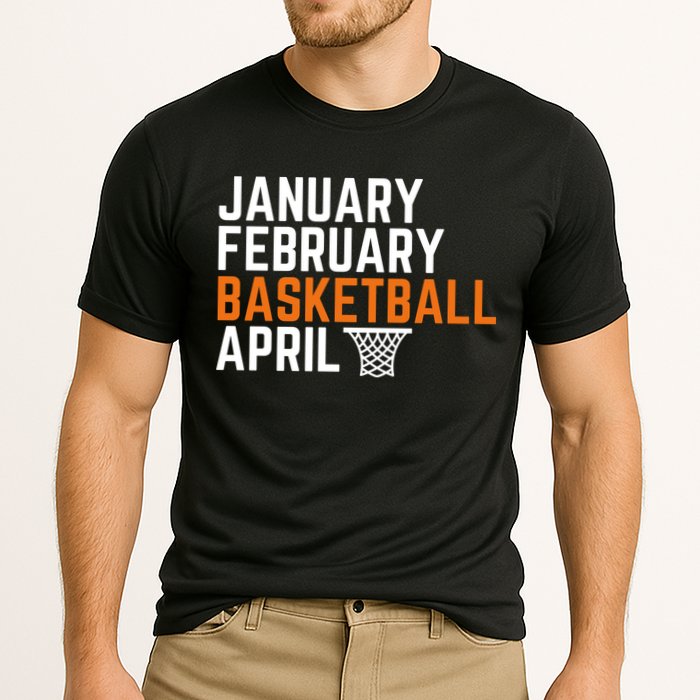 January February Basketball April Madness College Cooling Performance Crew T-Shirt
