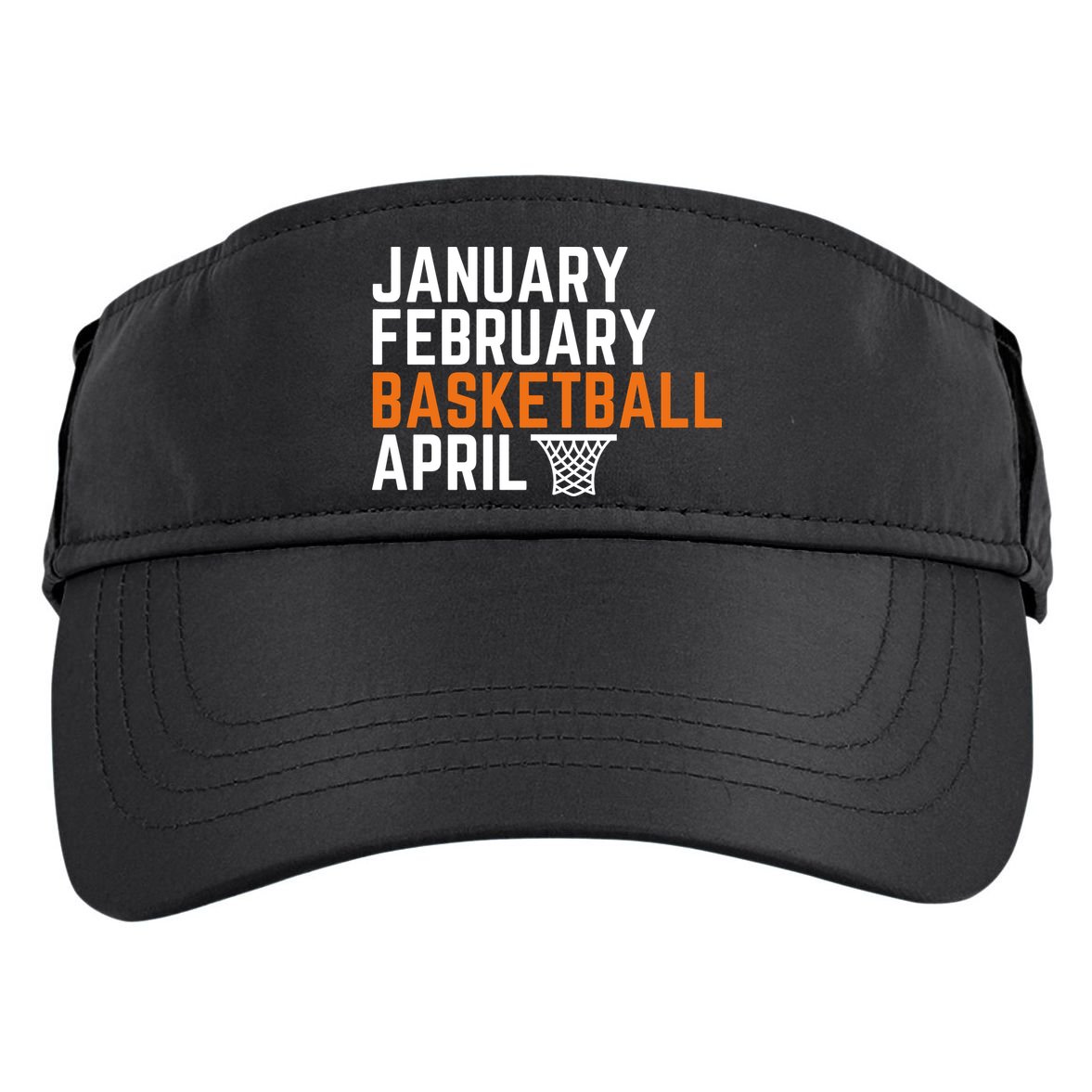 January February Basketball April Madness College Adult Drive Performance Visor