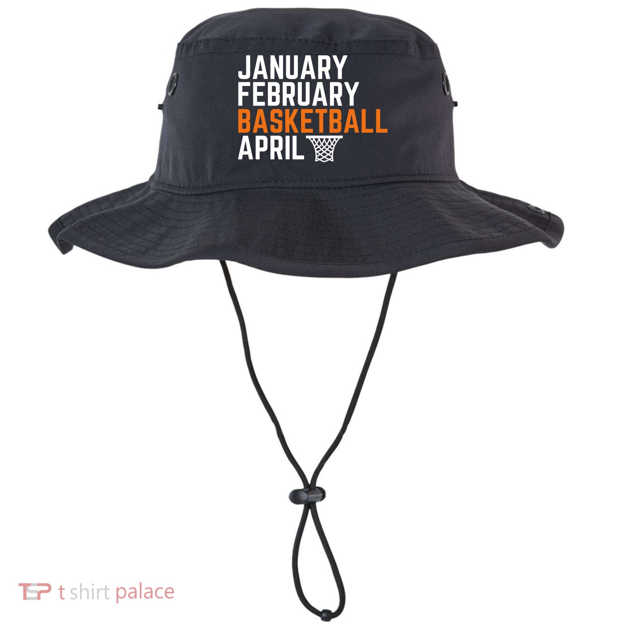 January February Basketball April Madness College Bucket Hat