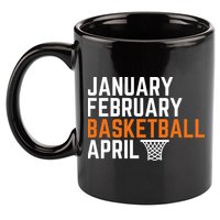 January February Basketball April Madness College 11oz C Handle Ceramic Mug