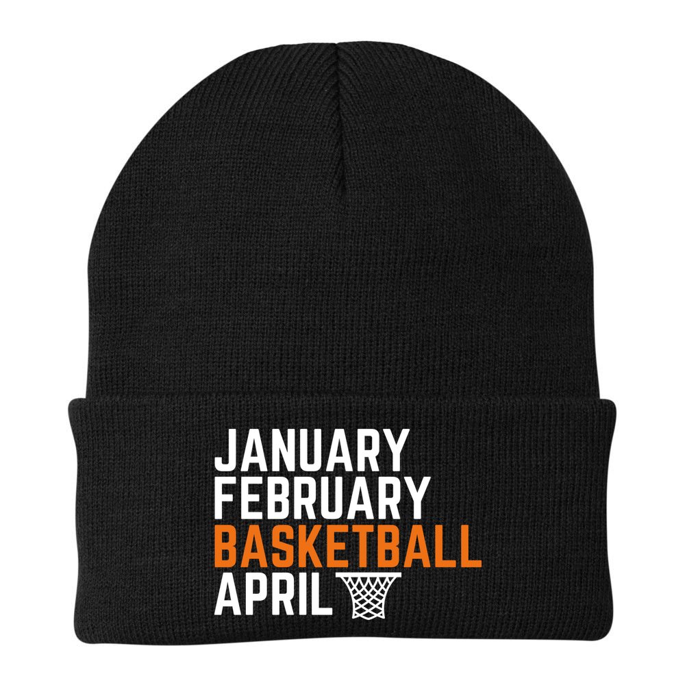 January February Basketball April Madness College Beanie
