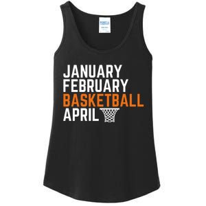 January February Basketball April Madness College Ladies Essential Tank