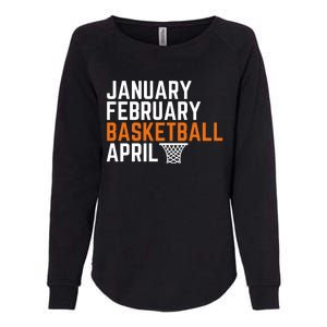 January February Basketball April Madness College Womens California Wash Sweatshirt