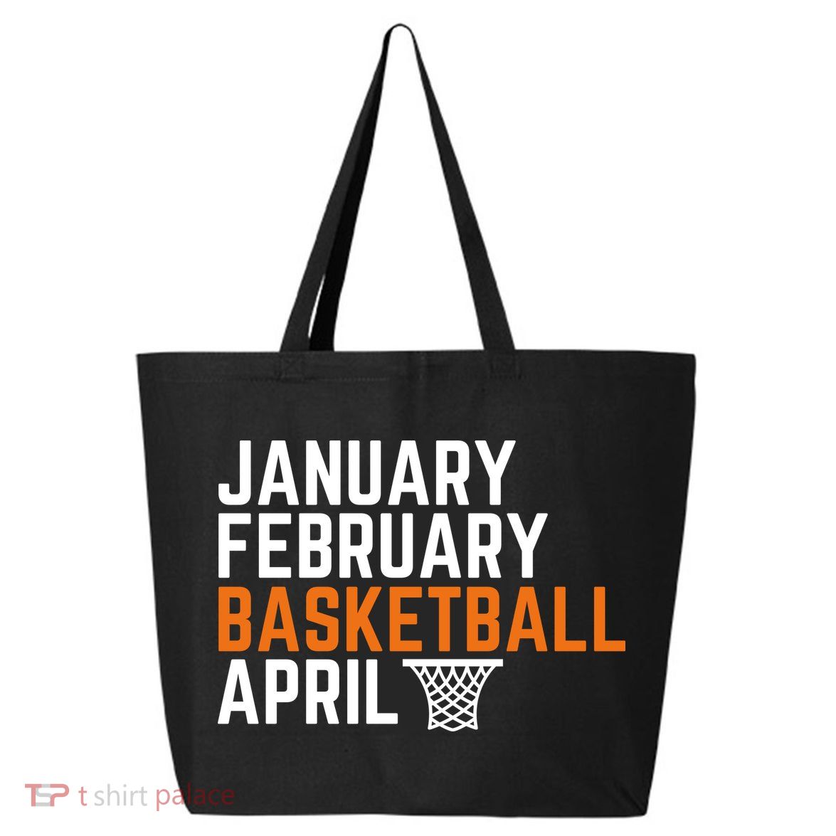 January February Basketball April Madness College 25L Jumbo Tote