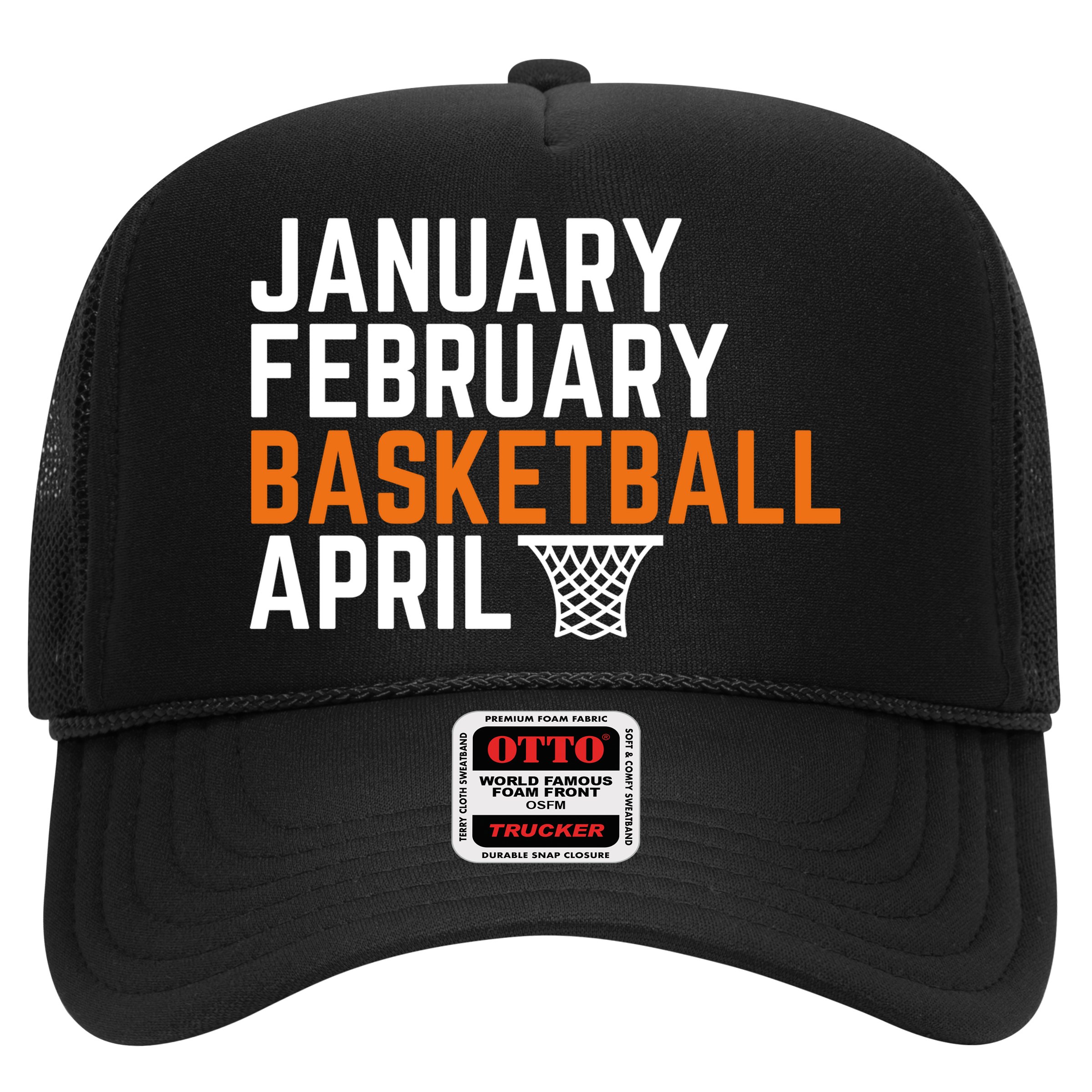 January February Basketball April Madness College Hat