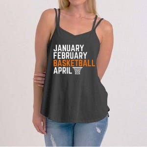 January February Basketball April Madness College Women's Strappy Tank