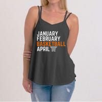 January February Basketball April Madness College Women's Strappy Tank