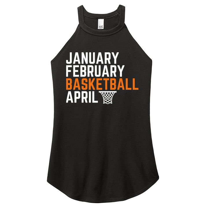 January February Basketball April Madness College Women's Perfect Tri Rocker Tank