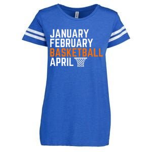 January February Basketball April Madness College Enza Ladies Jersey Football T-Shirt