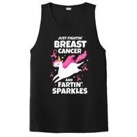 Just Fightin' Breast Cancer And Fartin' Sparkles PosiCharge Competitor Tank