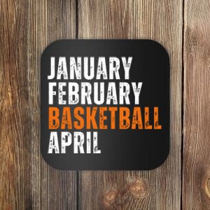 January February Basketball April Madness College Coaster