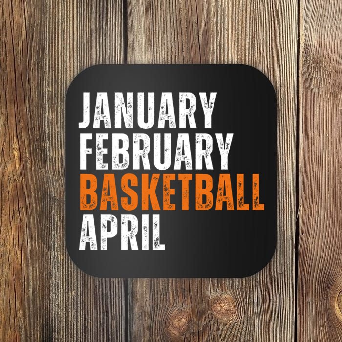 January February Basketball April Madness College Coaster