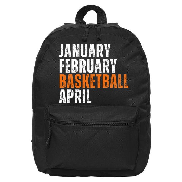 January February Basketball April Madness College 16 in Basic Backpack