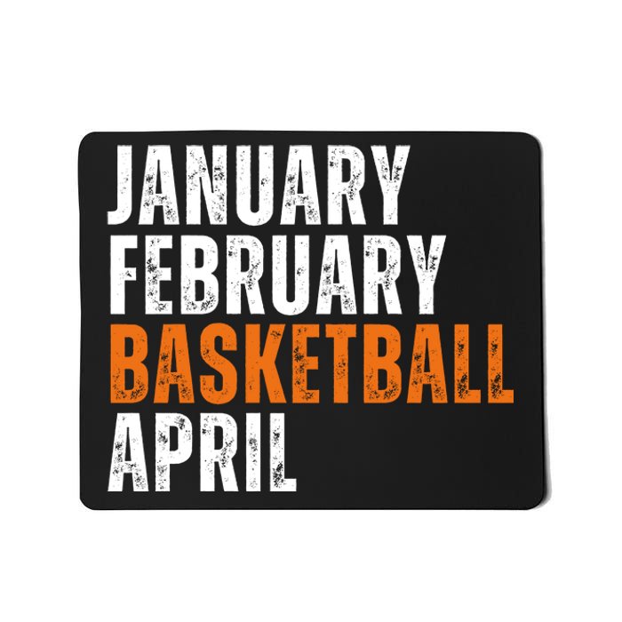 January February Basketball April Madness College Mousepad