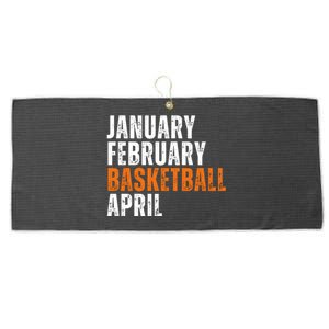 January February Basketball April Madness College Large Microfiber Waffle Golf Towel