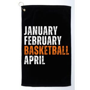 January February Basketball April Madness College Platinum Collection Golf Towel