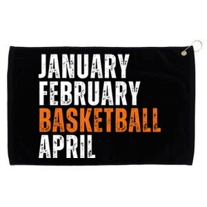 January February Basketball April Madness College Grommeted Golf Towel