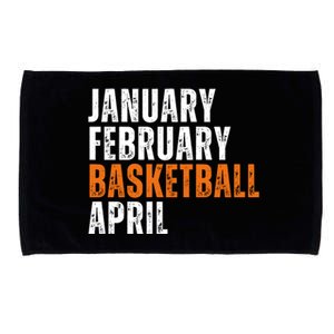 January February Basketball April Madness College Microfiber Hand Towel