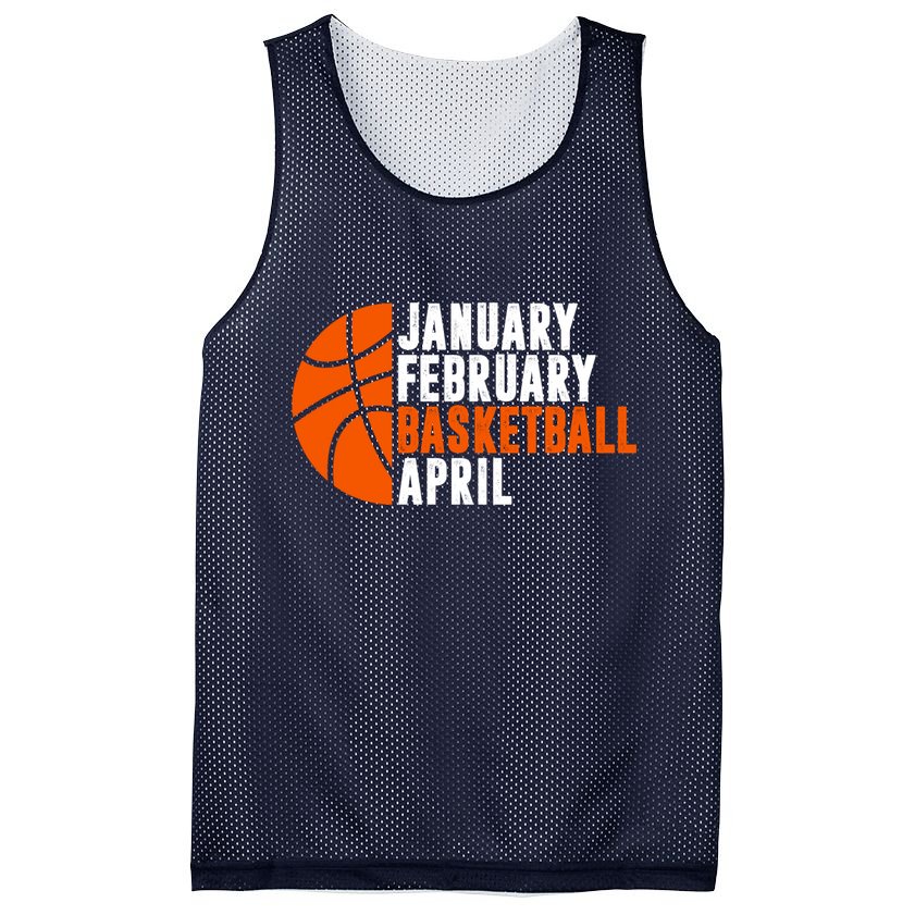 January February Basketball April Madness College Basketball Season Mesh Reversible Basketball Jersey Tank