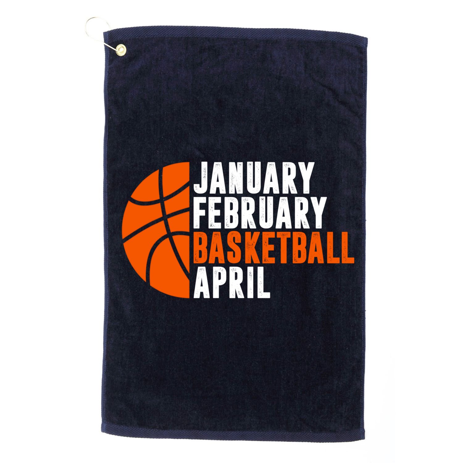 January February Basketball April Madness College Basketball Season Golf Towel