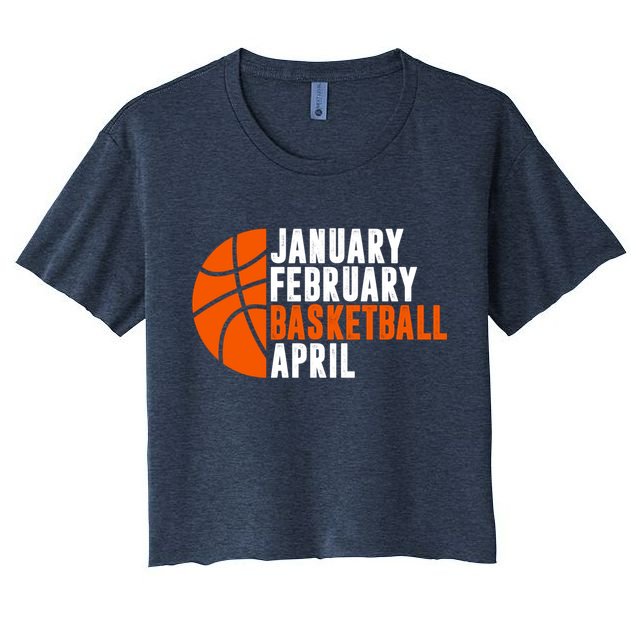 January February Basketball April Madness College Basketball Season Crop Top