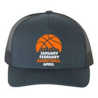 January February Basketball April Madness College Basketball Season Yupoong Adult 5-Panel Trucker Hat