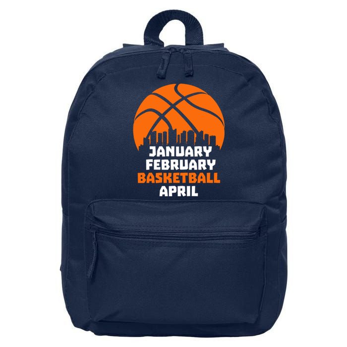 January February Basketball April Madness College Basketball Season 16 in Basic Backpack